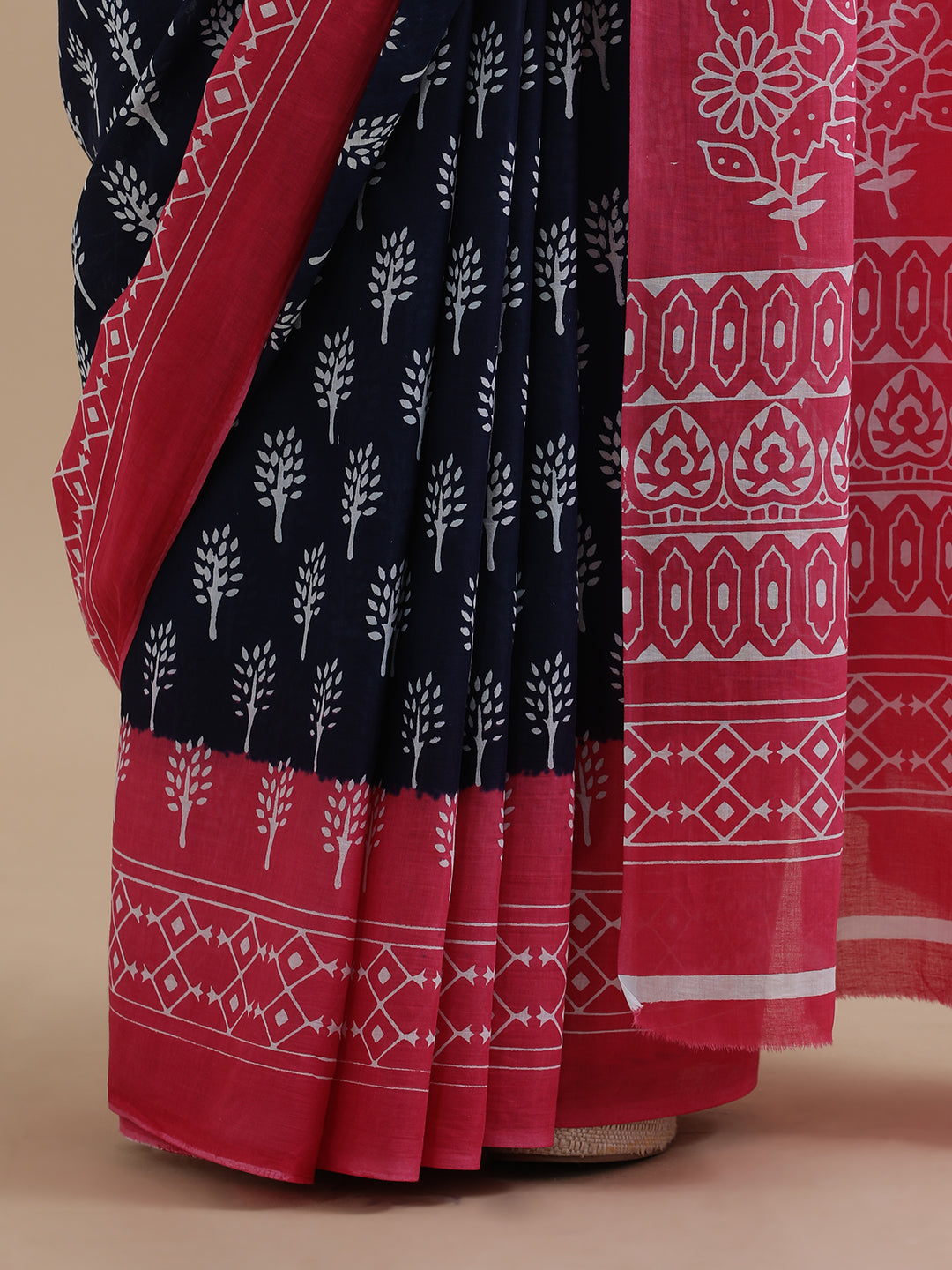 Mulmul Cotton Printed Saree