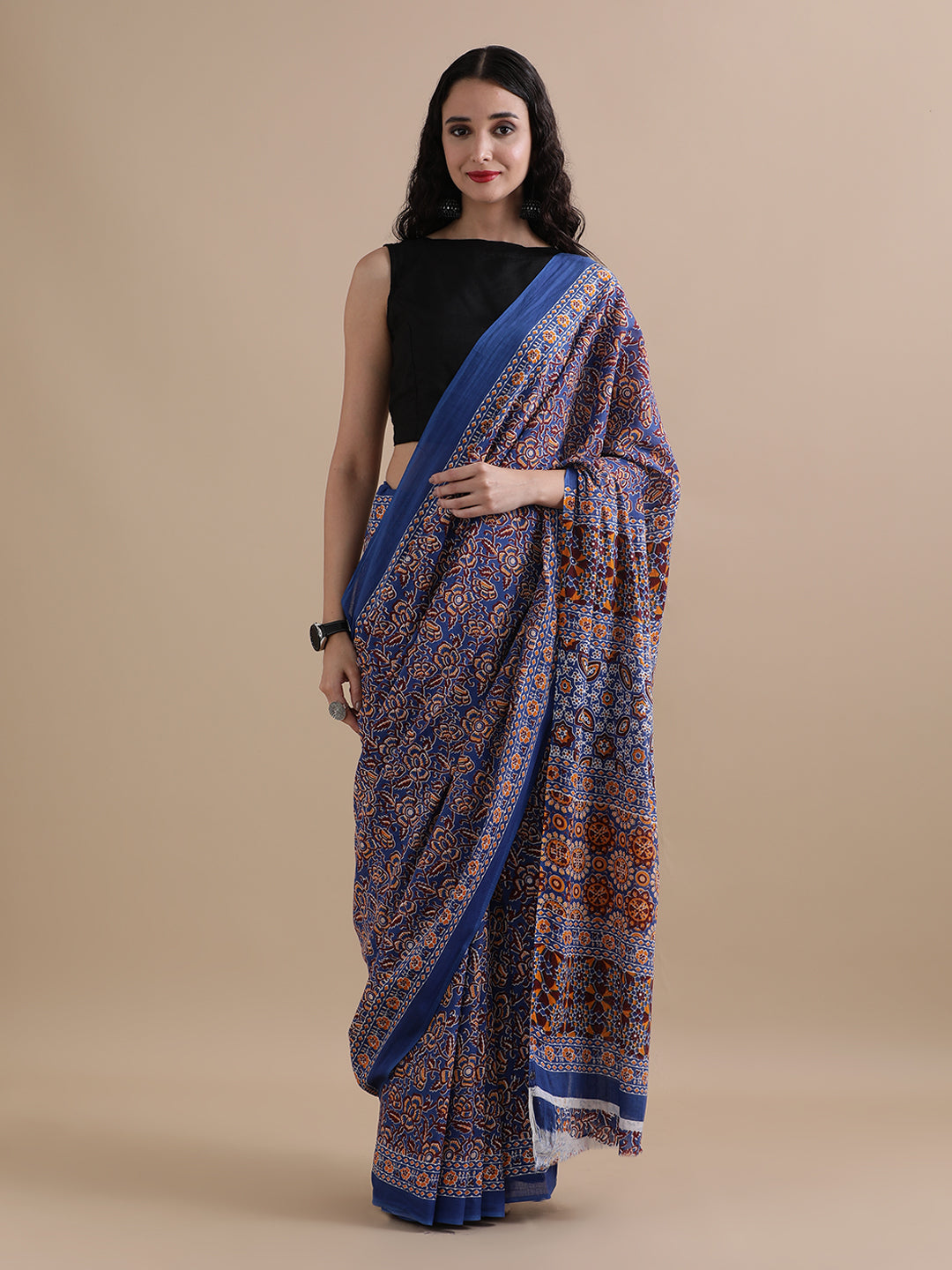 Mulmul Cotton Printed Saree