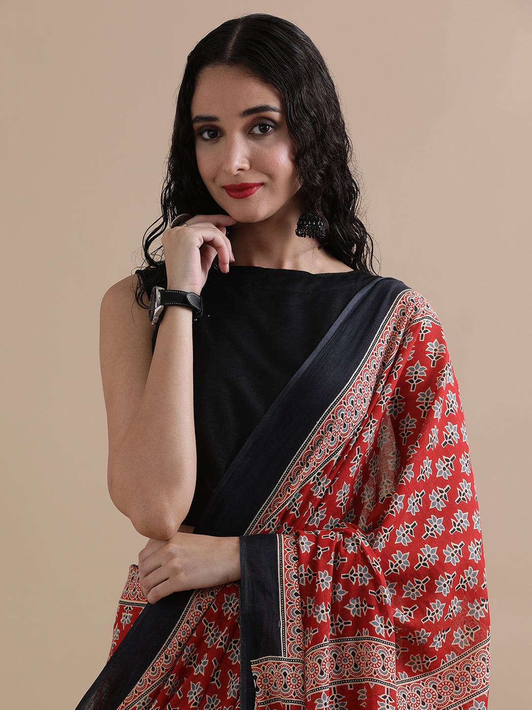 Mulmul Cotton Printed Saree