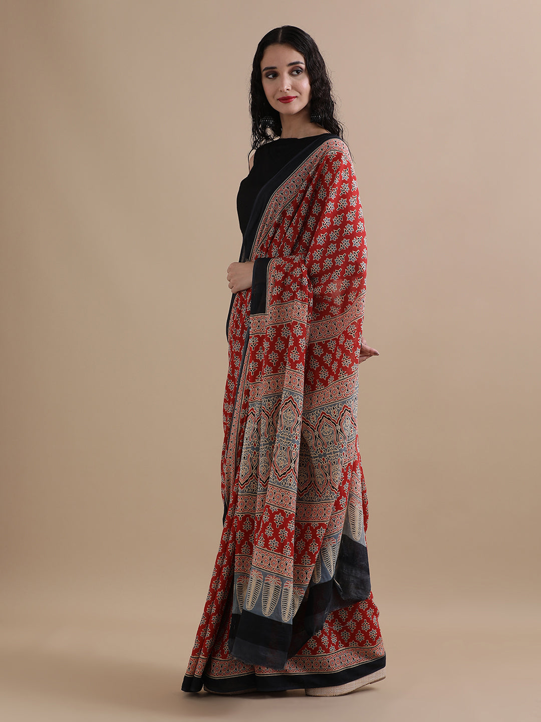 Mulmul Cotton Printed Saree