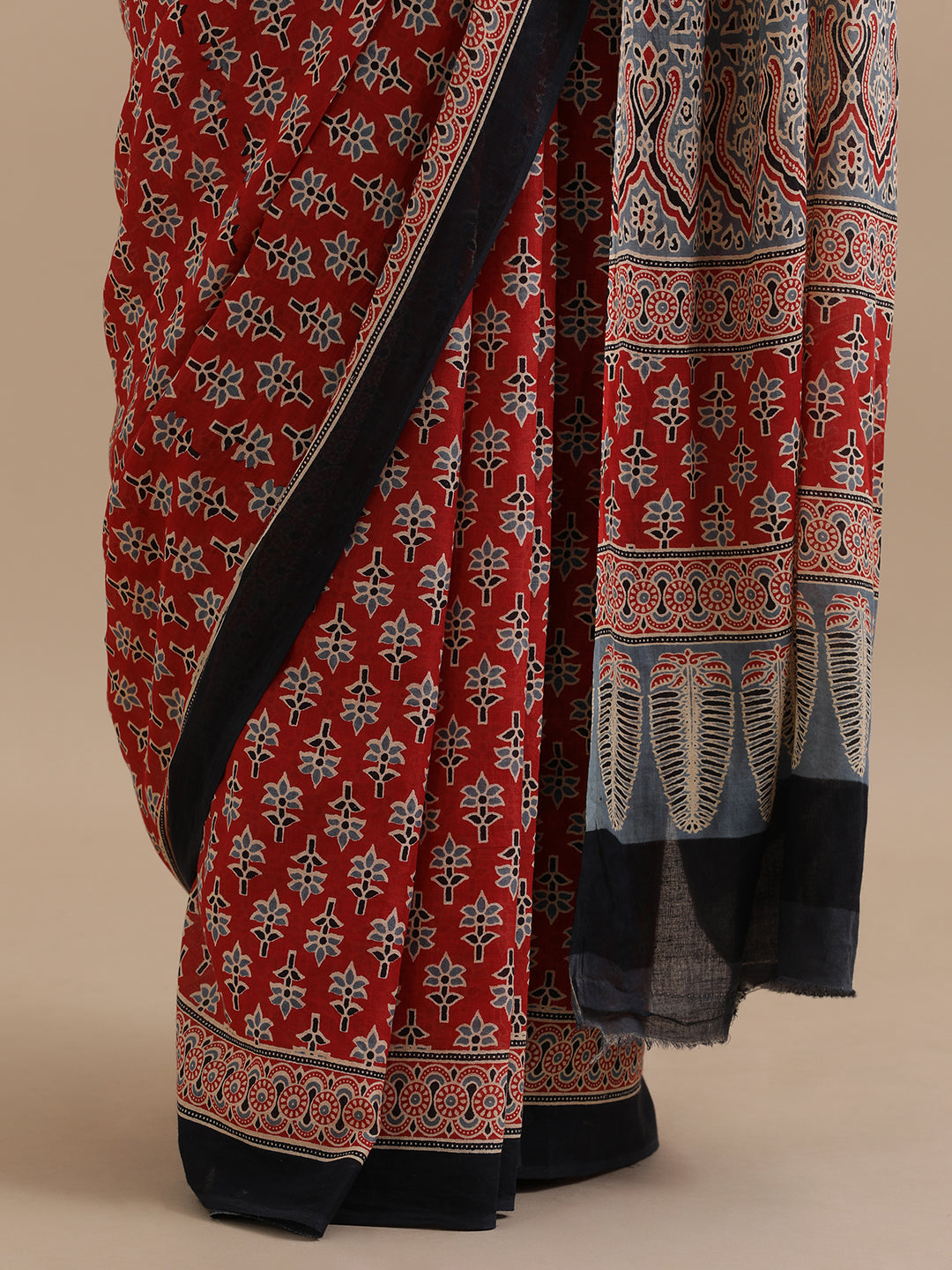 Mulmul Cotton Printed Saree