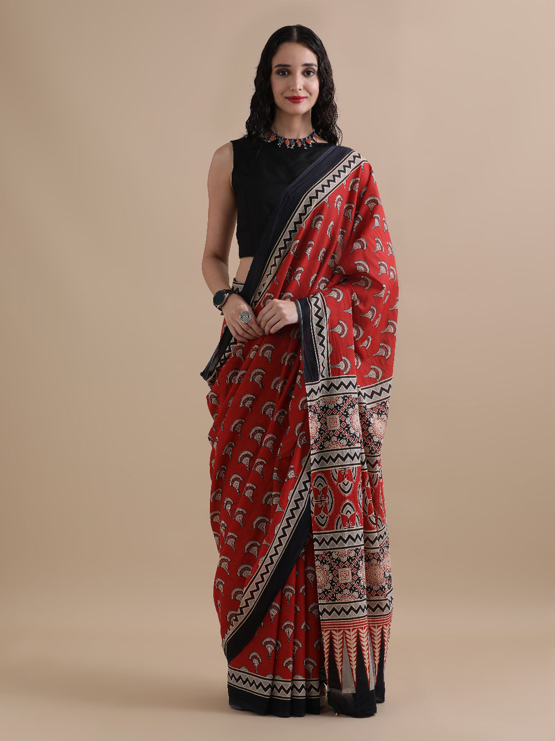 Mulmul Cotton Printed Saree