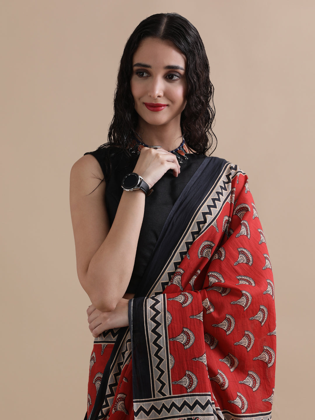 Mulmul Cotton Printed Saree