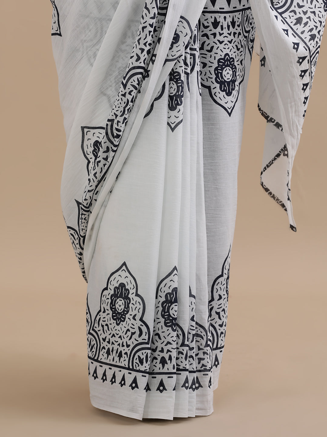 Mulmul Cotton Printed Saree