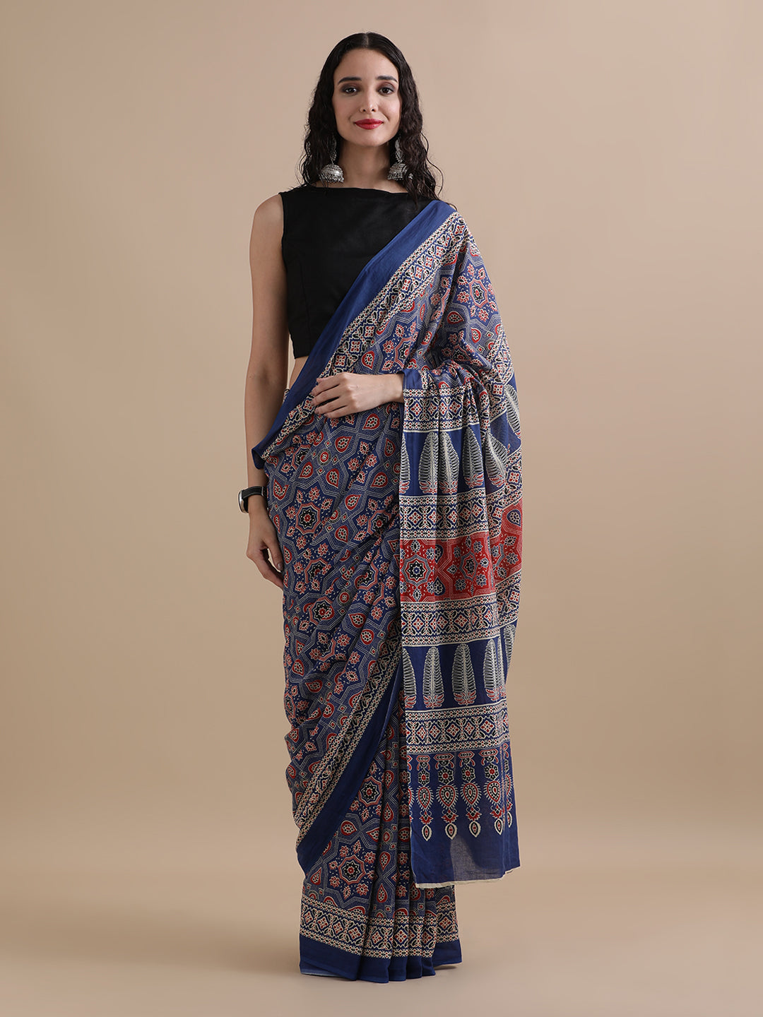 Mulmul Cotton Printed Saree