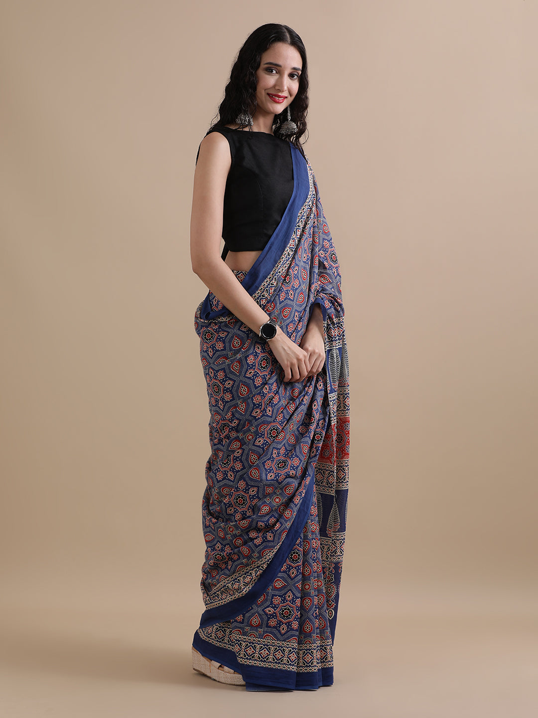 Mulmul Cotton Printed Saree