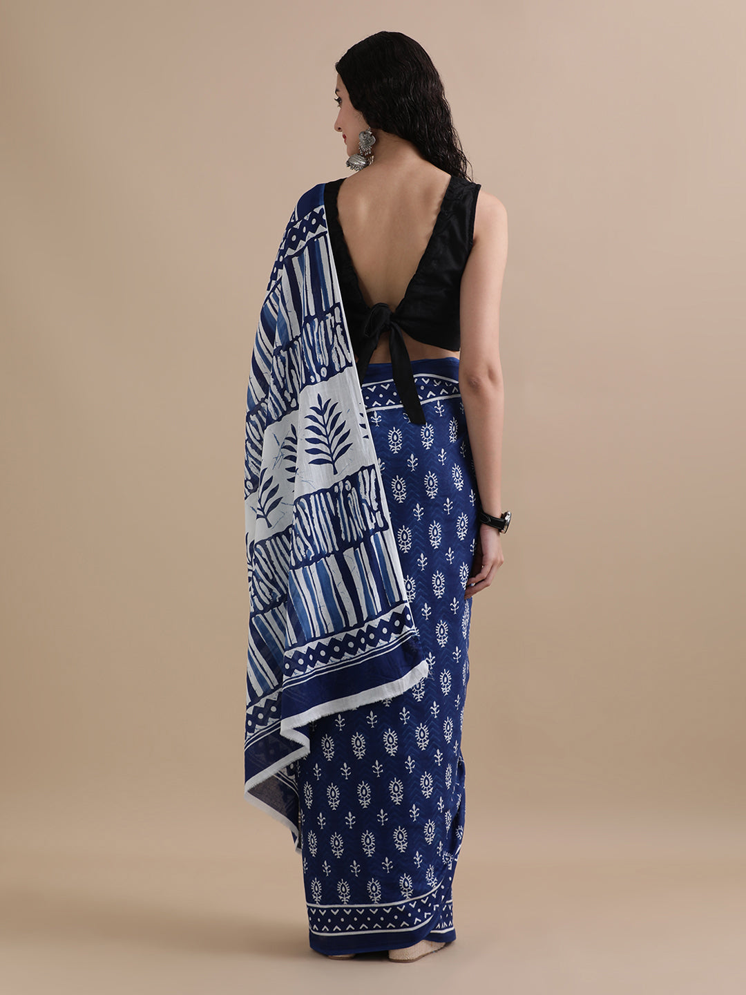 Mulmul Cotton Printed Saree