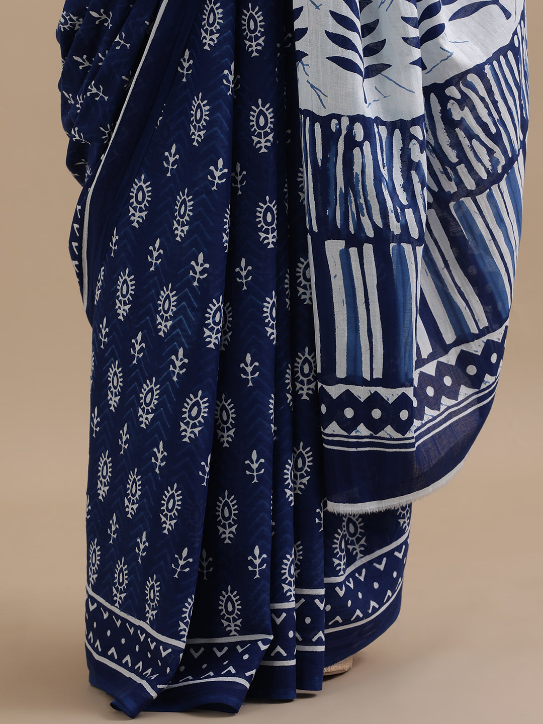 Mulmul Cotton Printed Saree