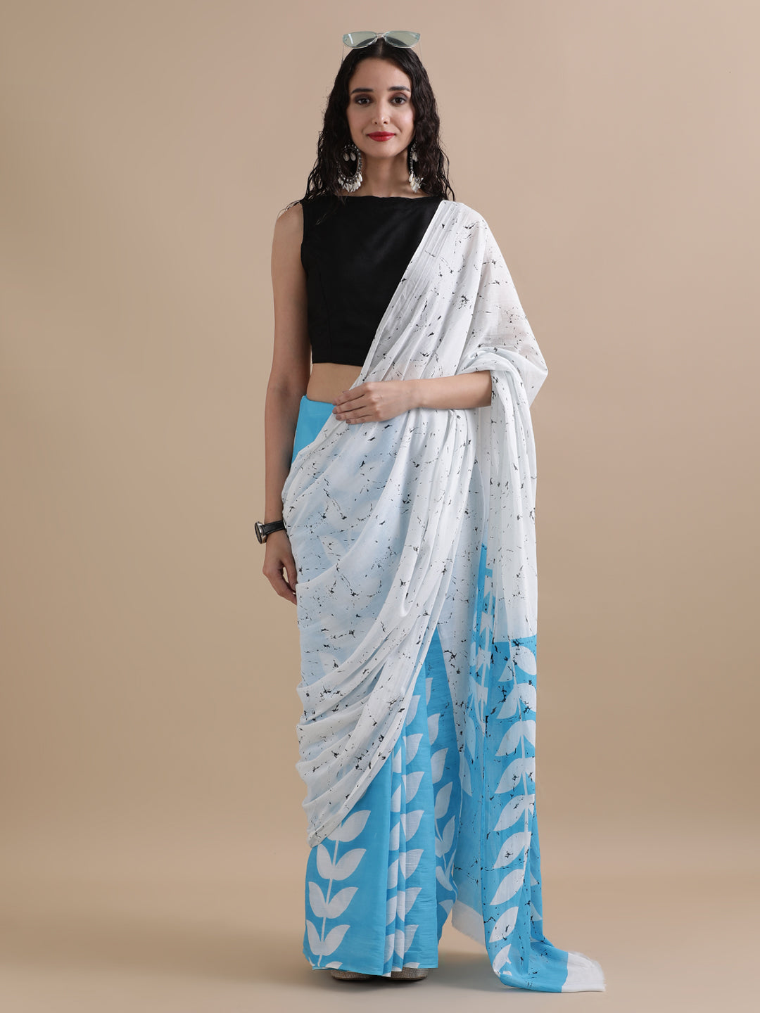 Mulmul Cotton Printed Saree