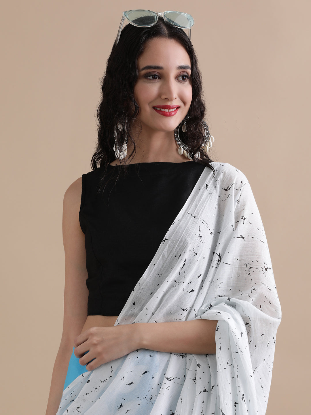 Mulmul Cotton Printed Saree