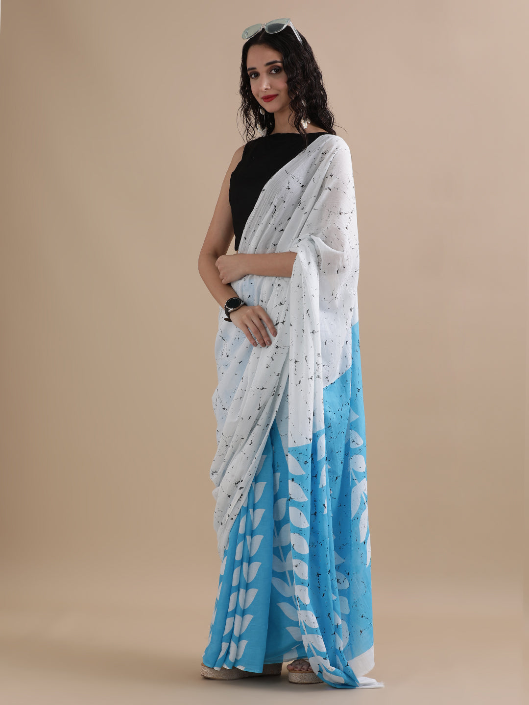 Mulmul Cotton Printed Saree