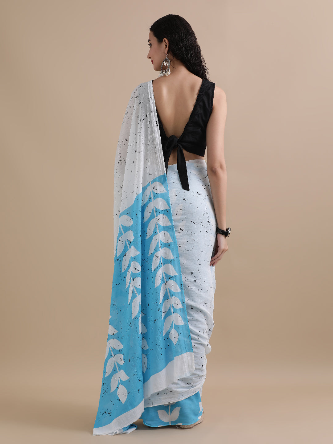 Mulmul Cotton Printed Saree