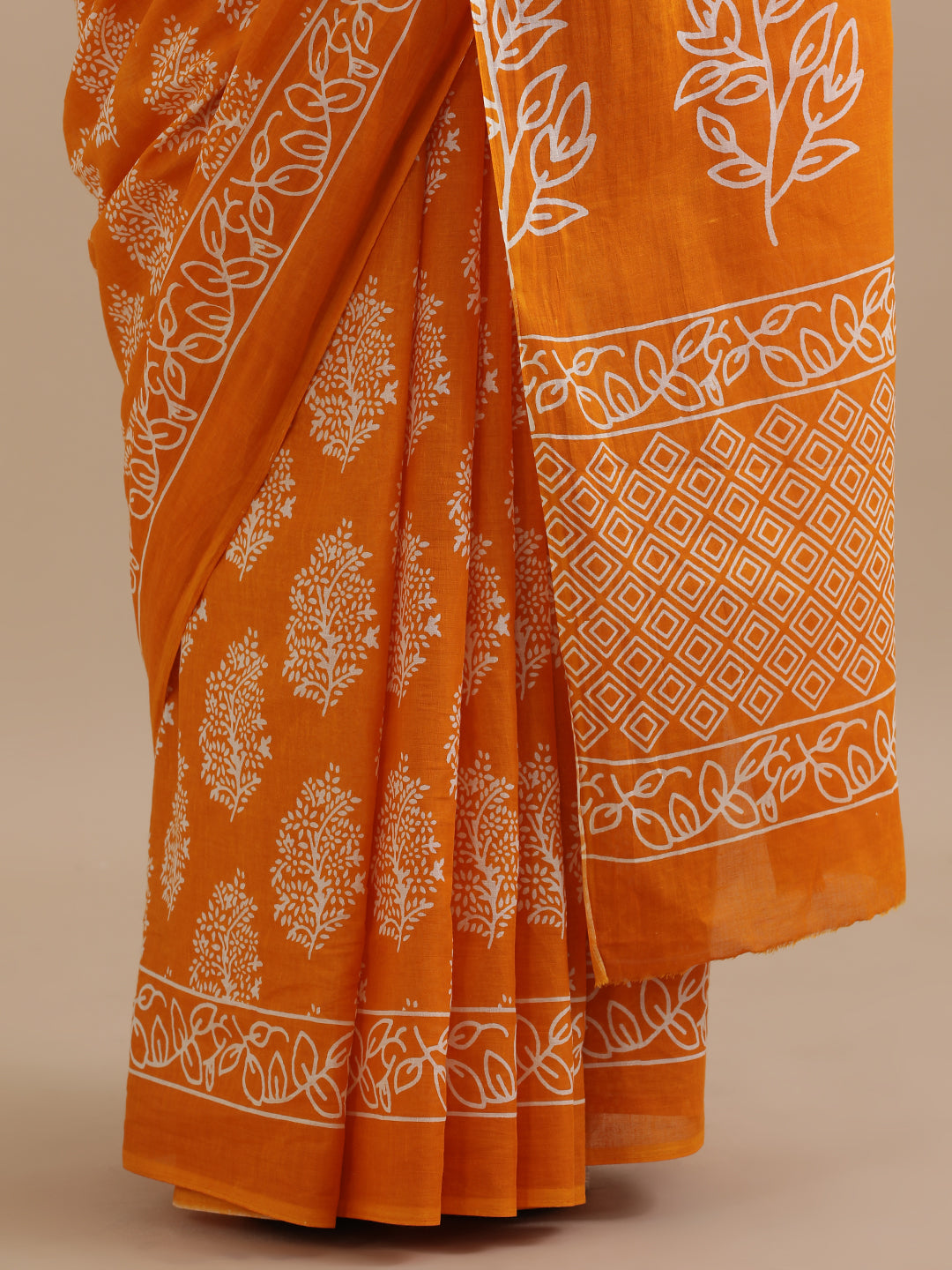 Mulmul Cotton Printed Saree