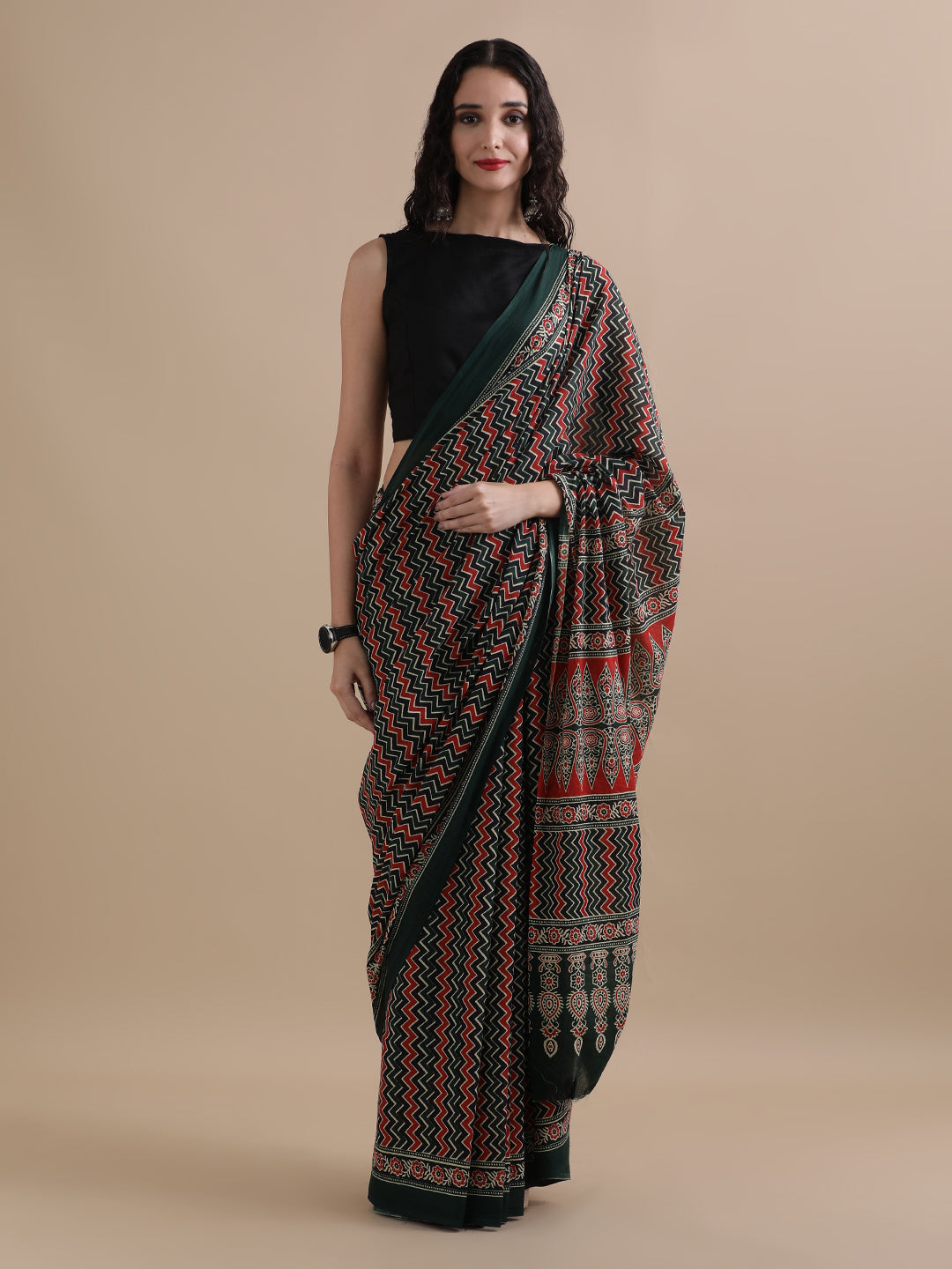 Mulmul Cotton Printed Saree