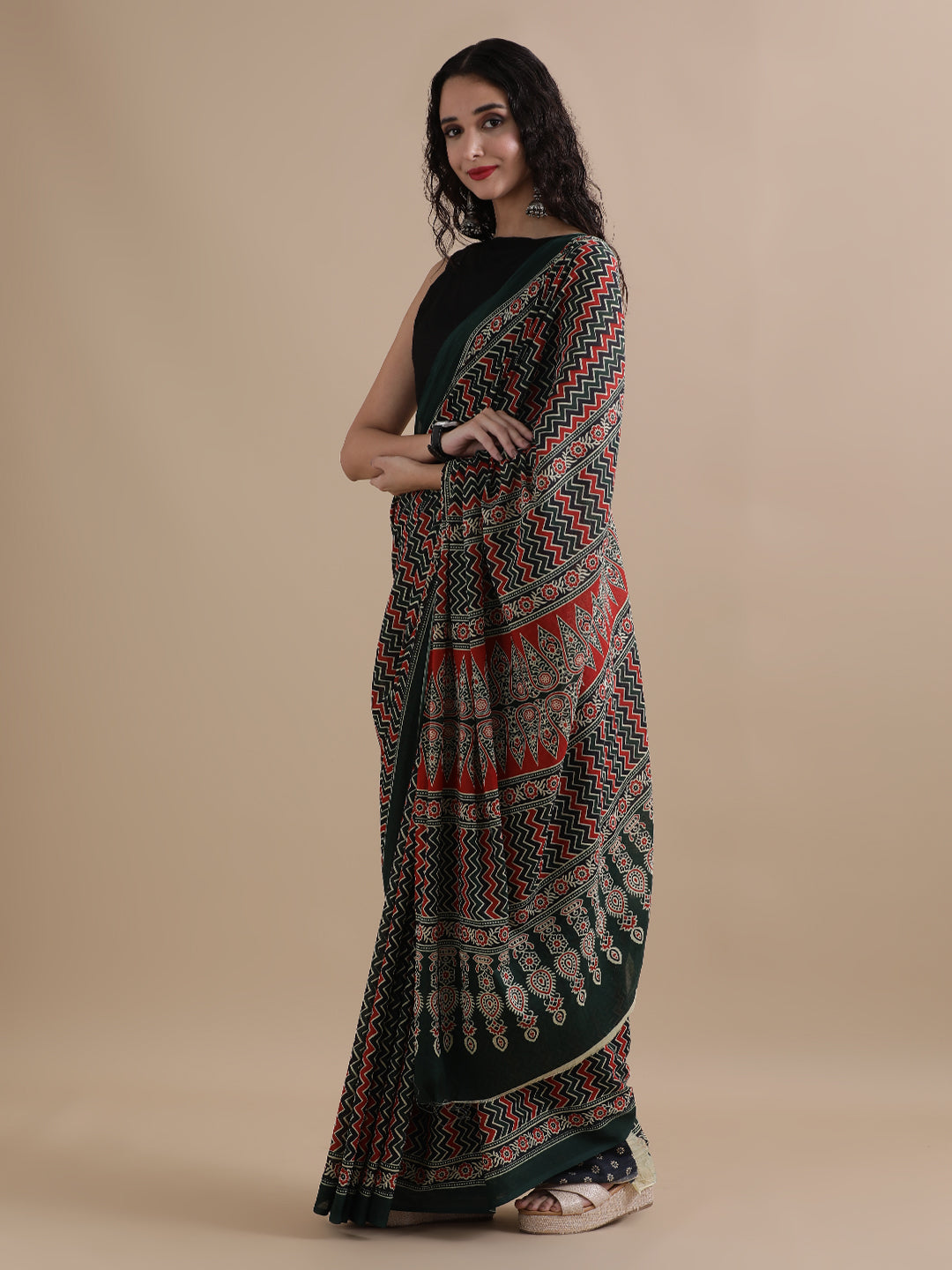 Mulmul Cotton Printed Saree