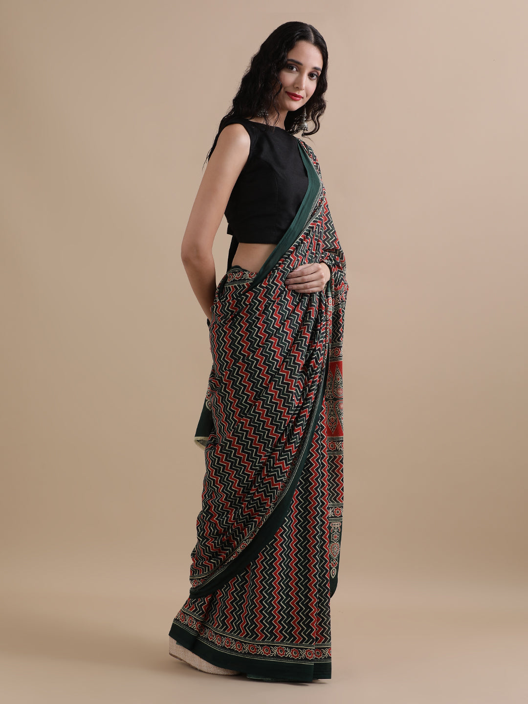 Mulmul Cotton Printed Saree