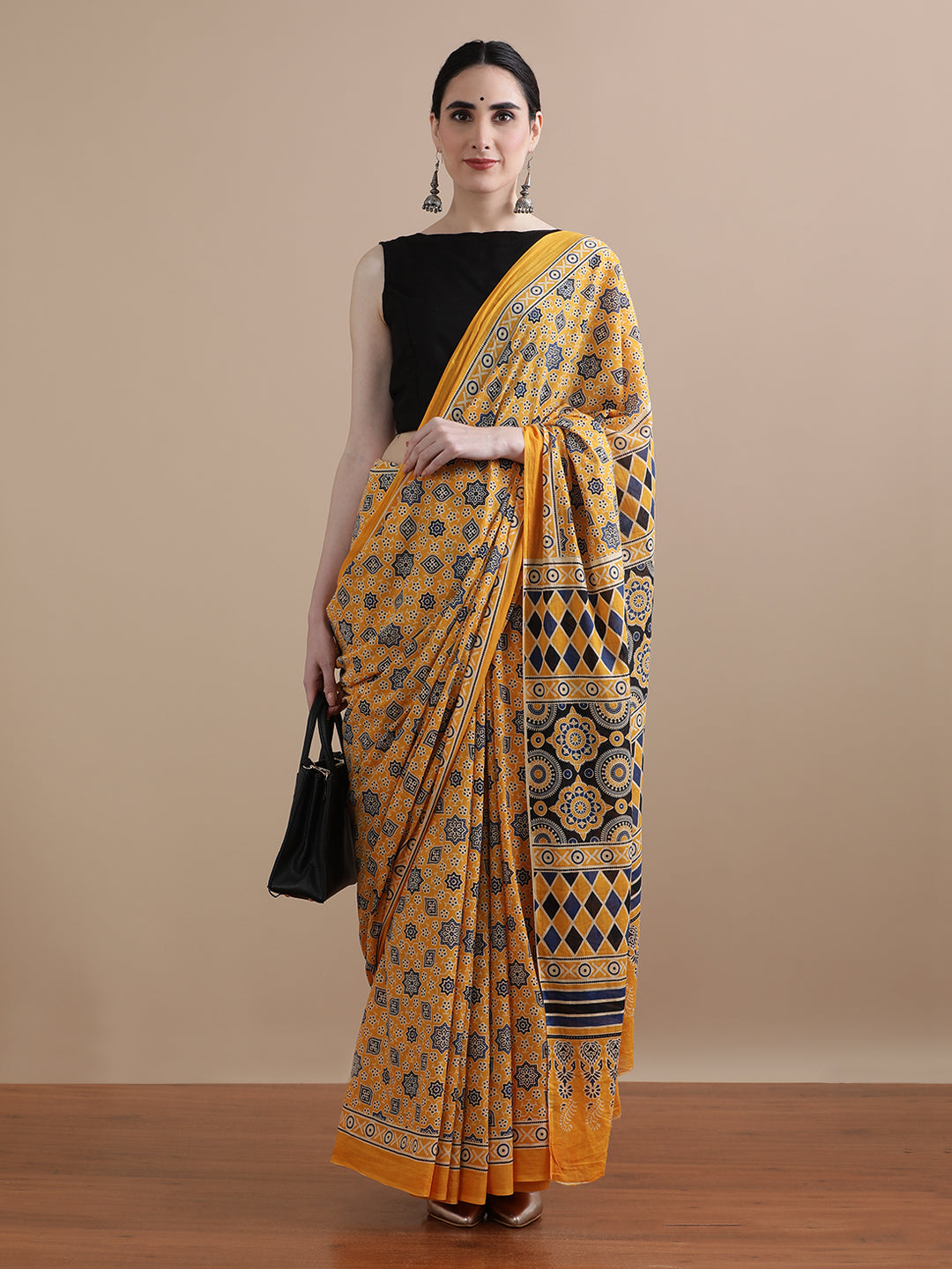 Mulmul Cotton Printed Saree