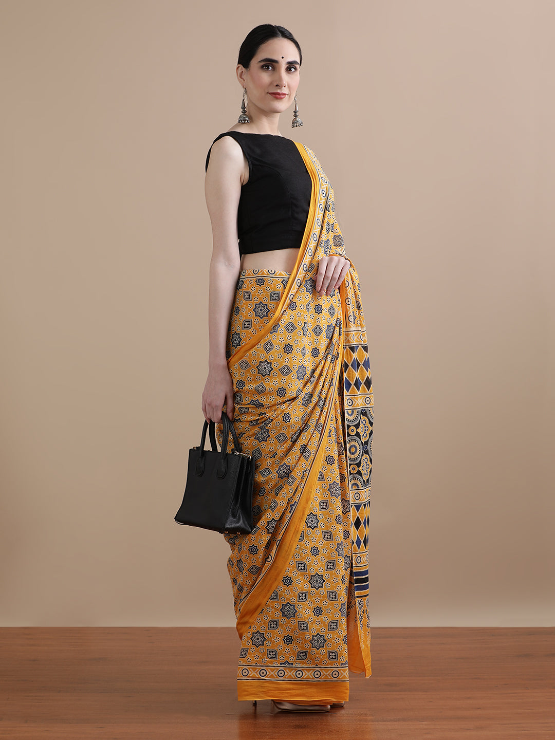 Mulmul Cotton Printed Saree