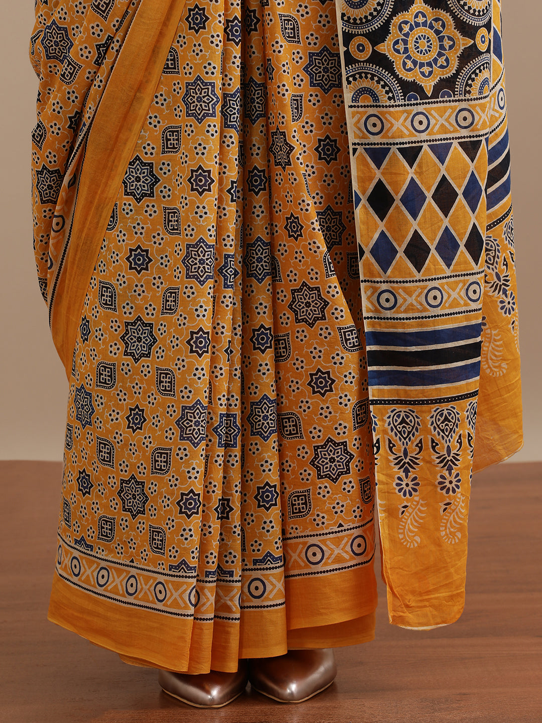 Mulmul Cotton Printed Saree