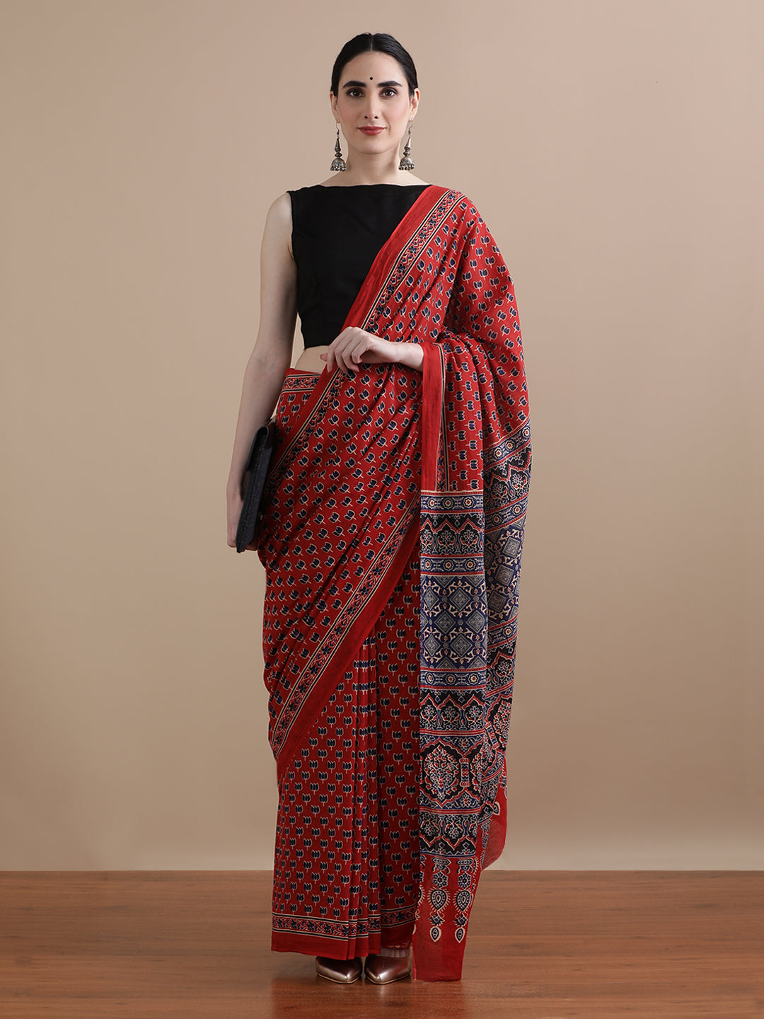 Mulmul Cotton Printed Saree