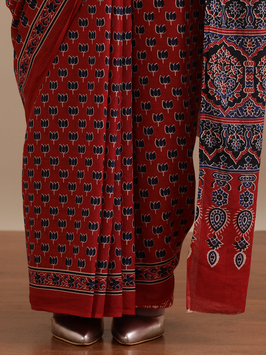 Mulmul Cotton Printed Saree