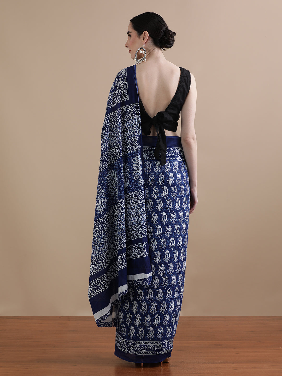 Mulmul Cotton Printed Saree