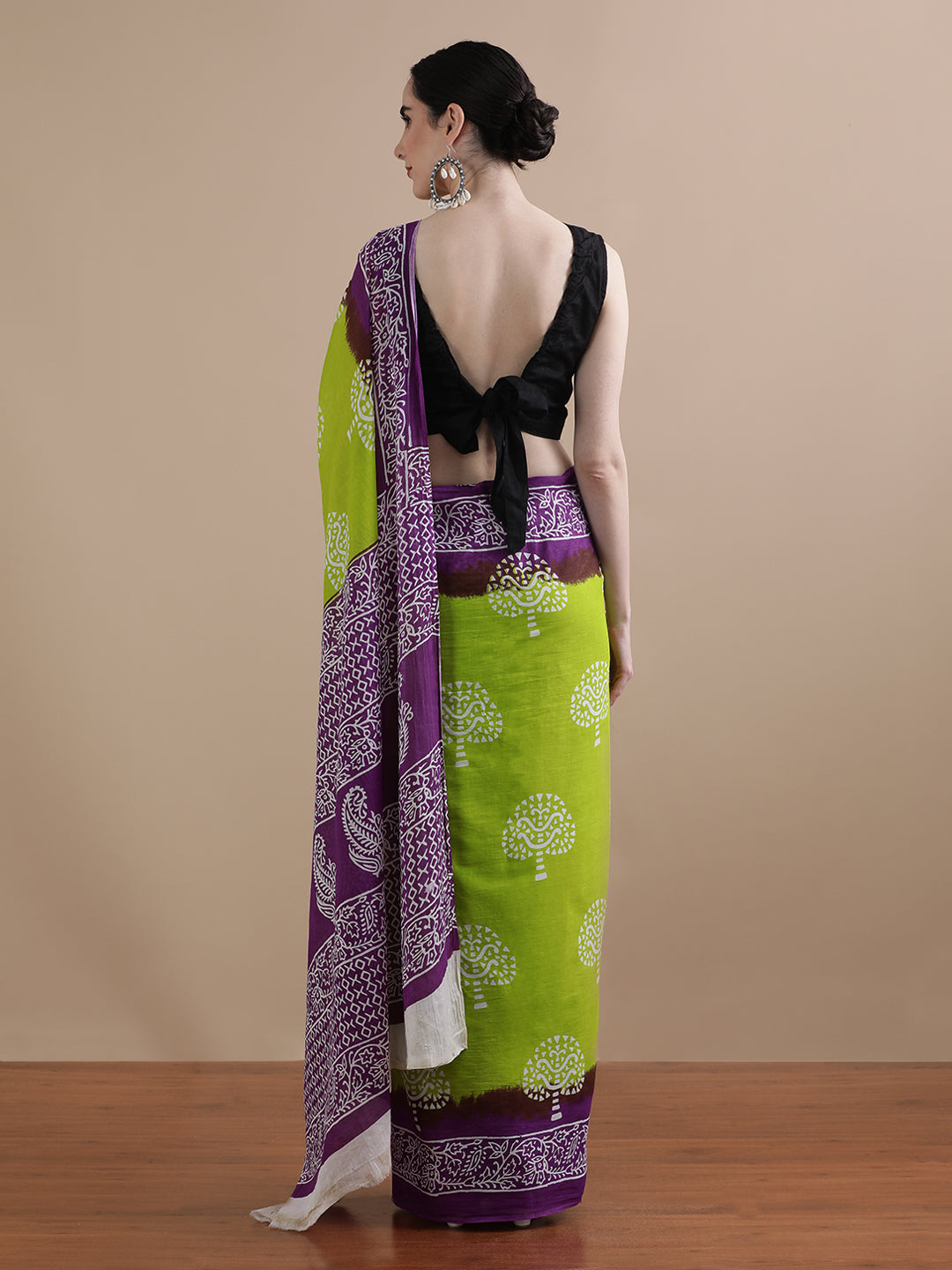 Mulmul Cotton Printed Saree