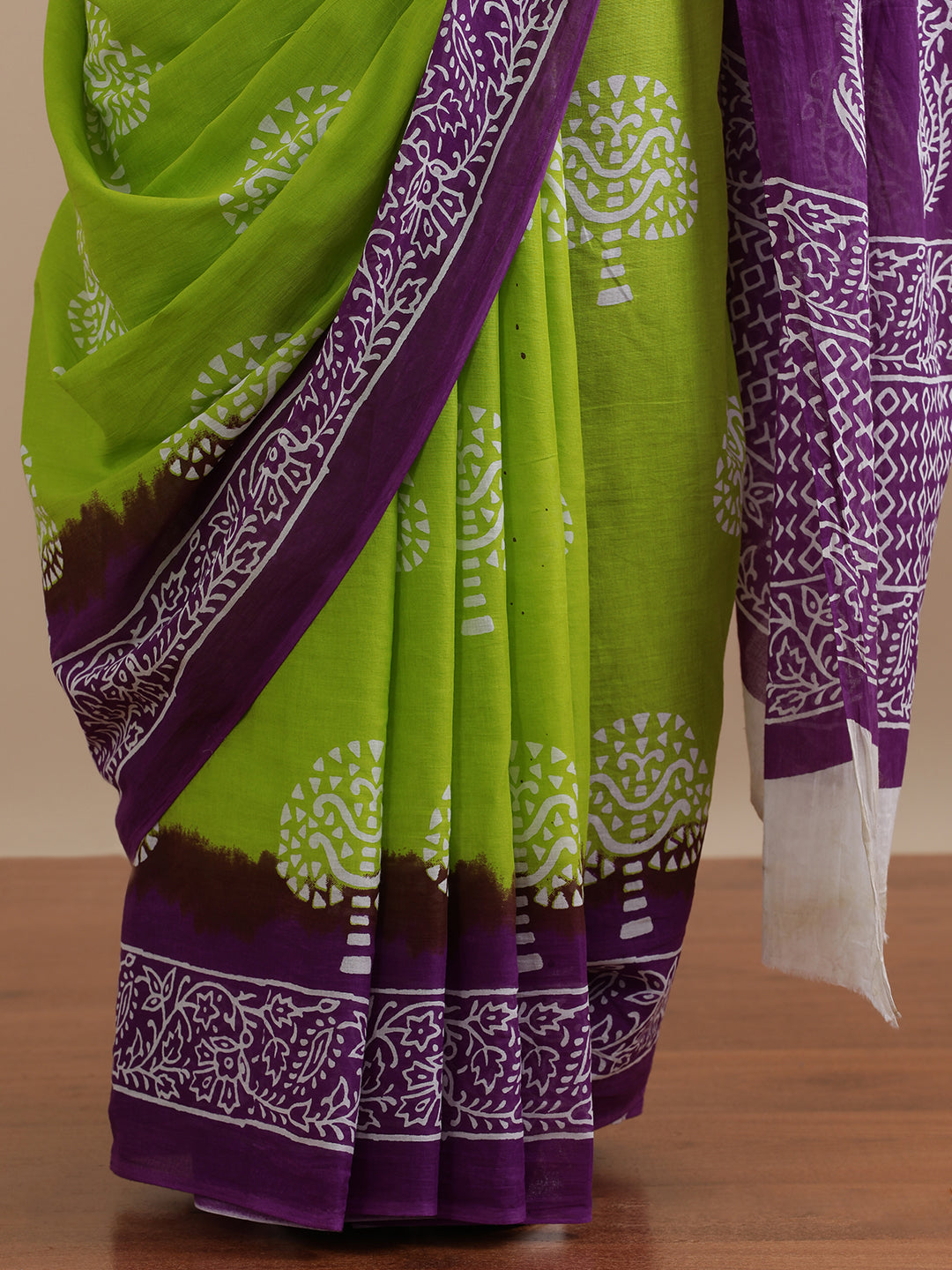 Mulmul Cotton Printed Saree