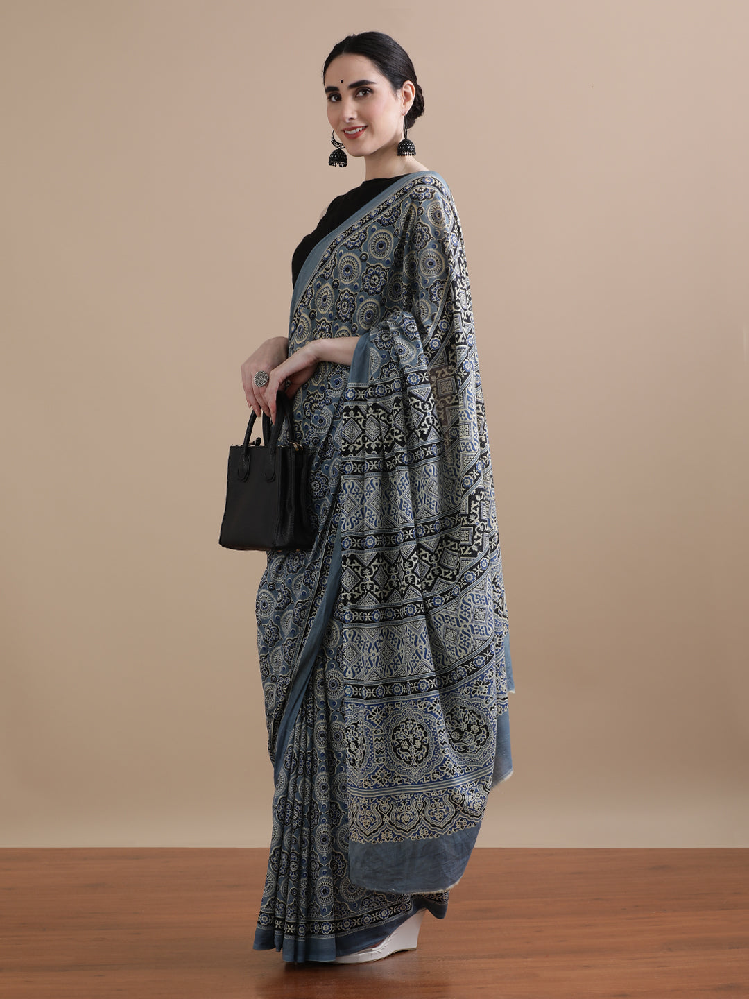 Mulmul Cotton Printed Saree