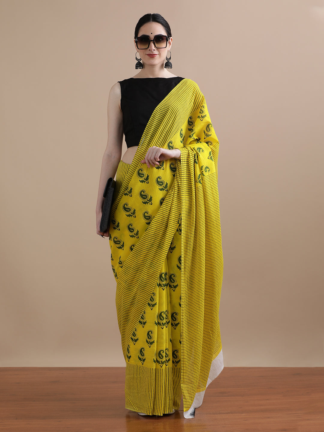 Mulmul Cotton Printed Saree