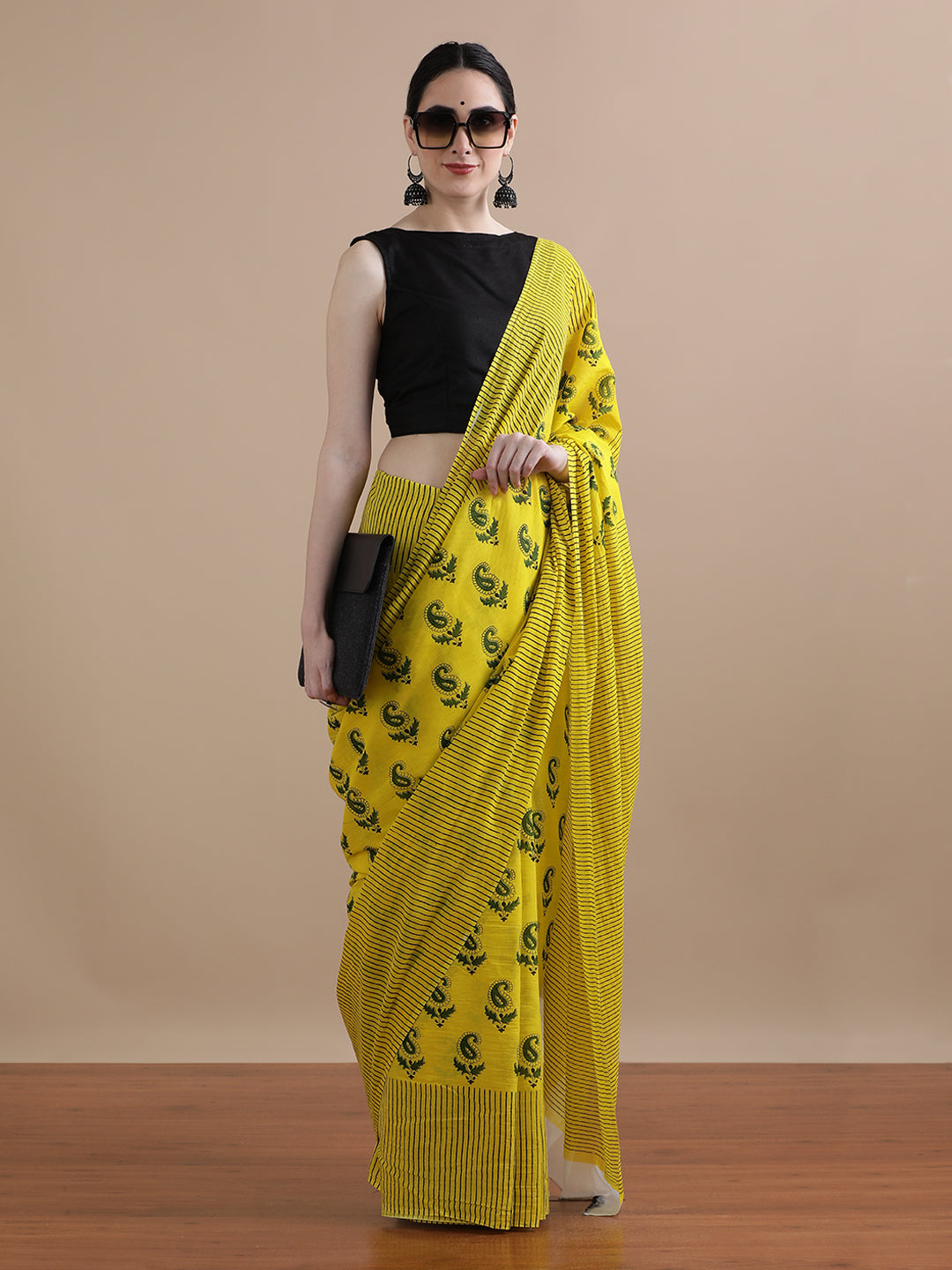 Mulmul Cotton Printed Saree