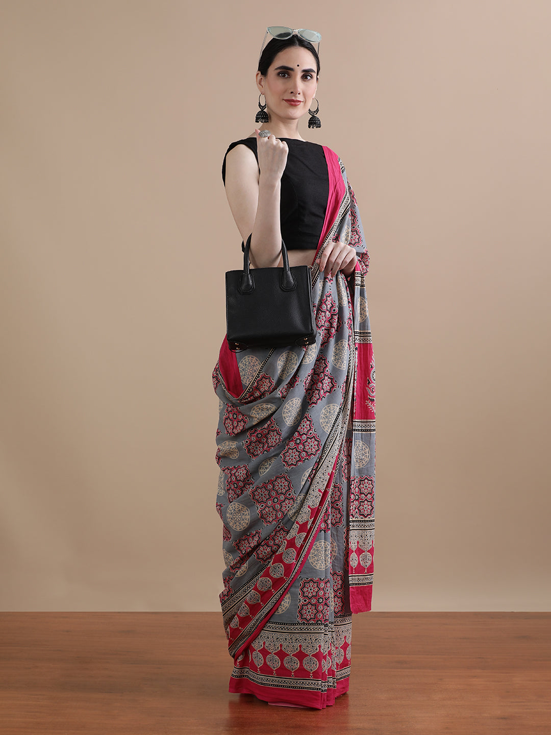 Mulmul Cotton Printed Saree