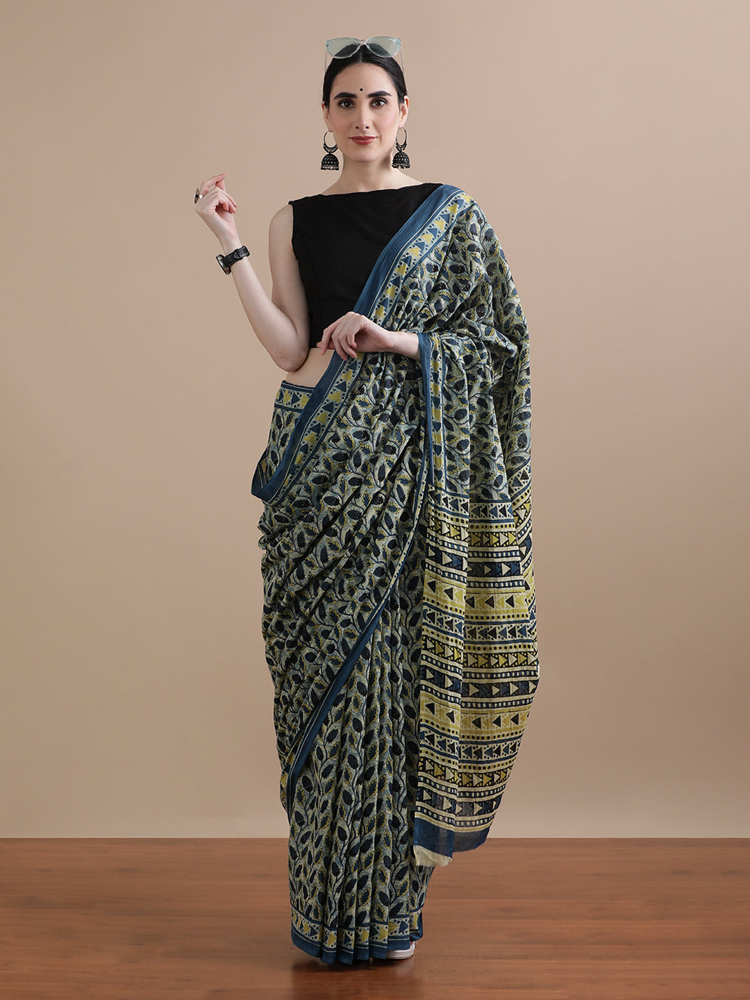 Mulmul Cotton Printed Saree