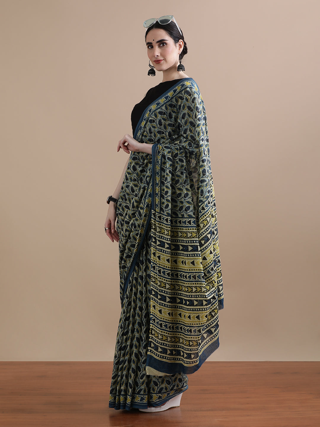 Mulmul Cotton Printed Saree