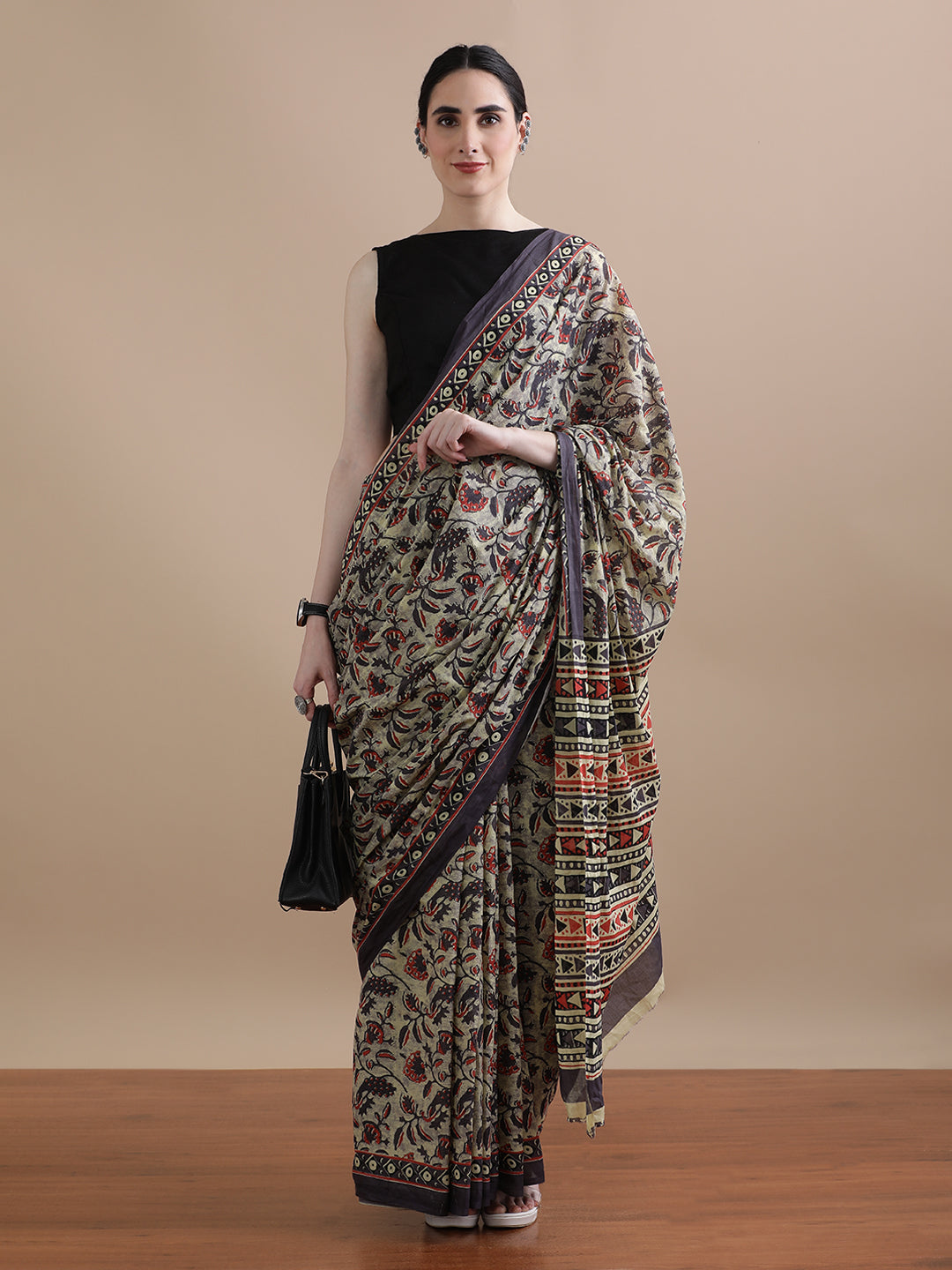 Mulmul Cotton Printed Saree