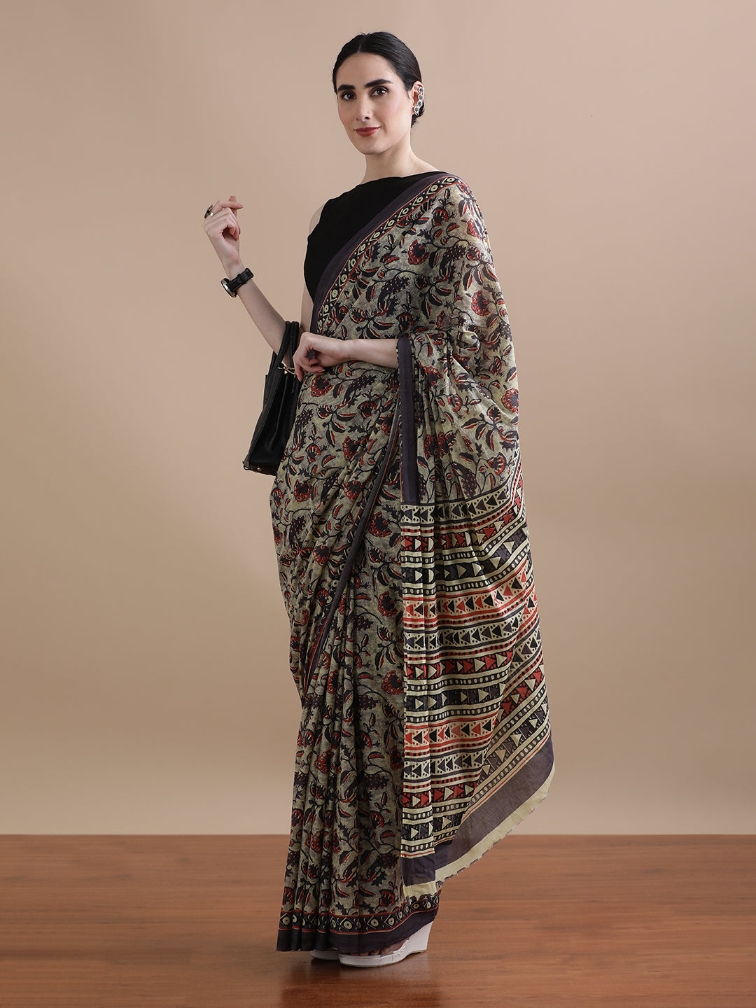 Mulmul Cotton Printed Saree