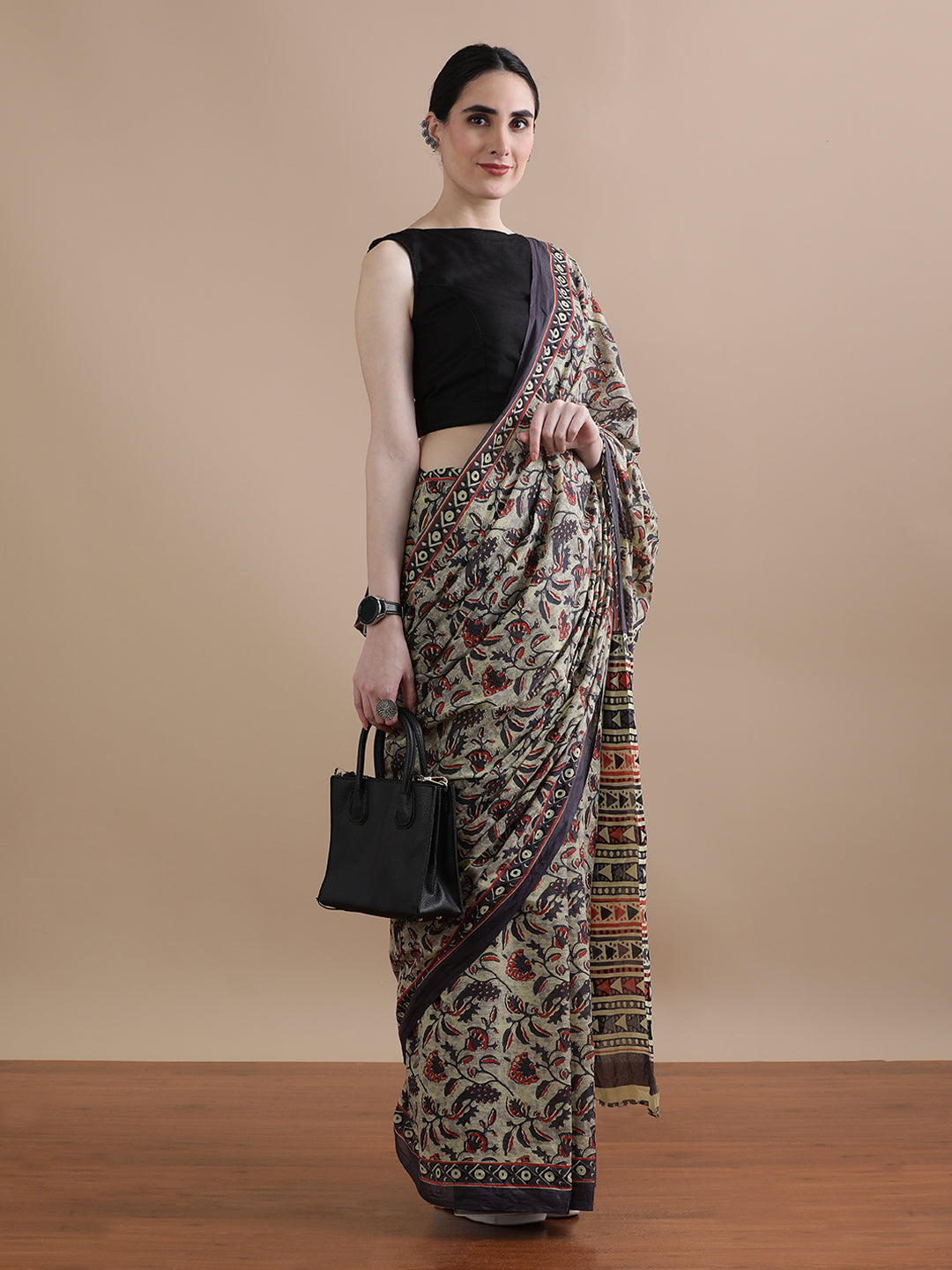 Mulmul Cotton Printed Saree