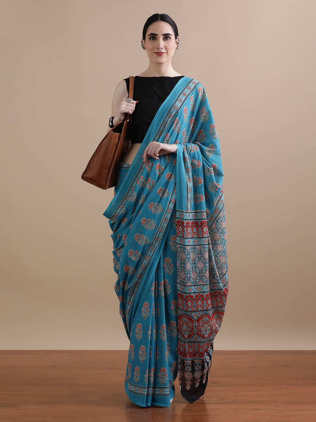 Mulmul Cotton Printed Saree