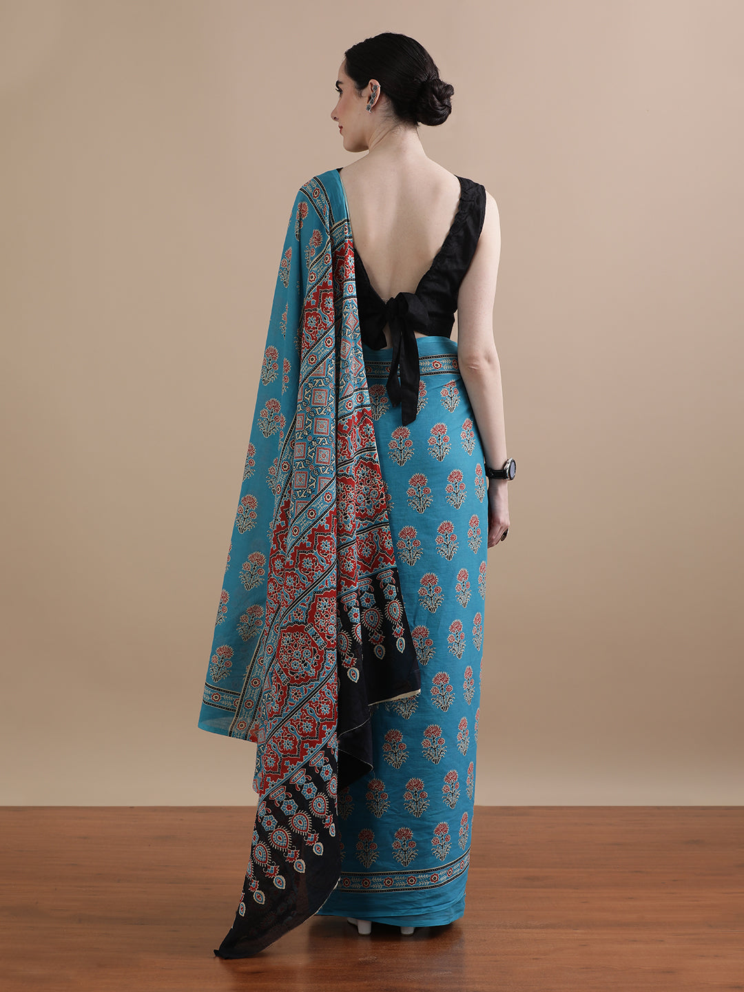 Mulmul Cotton Printed Saree