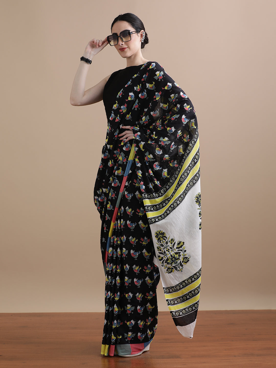 Mulmul Cotton Printed Saree