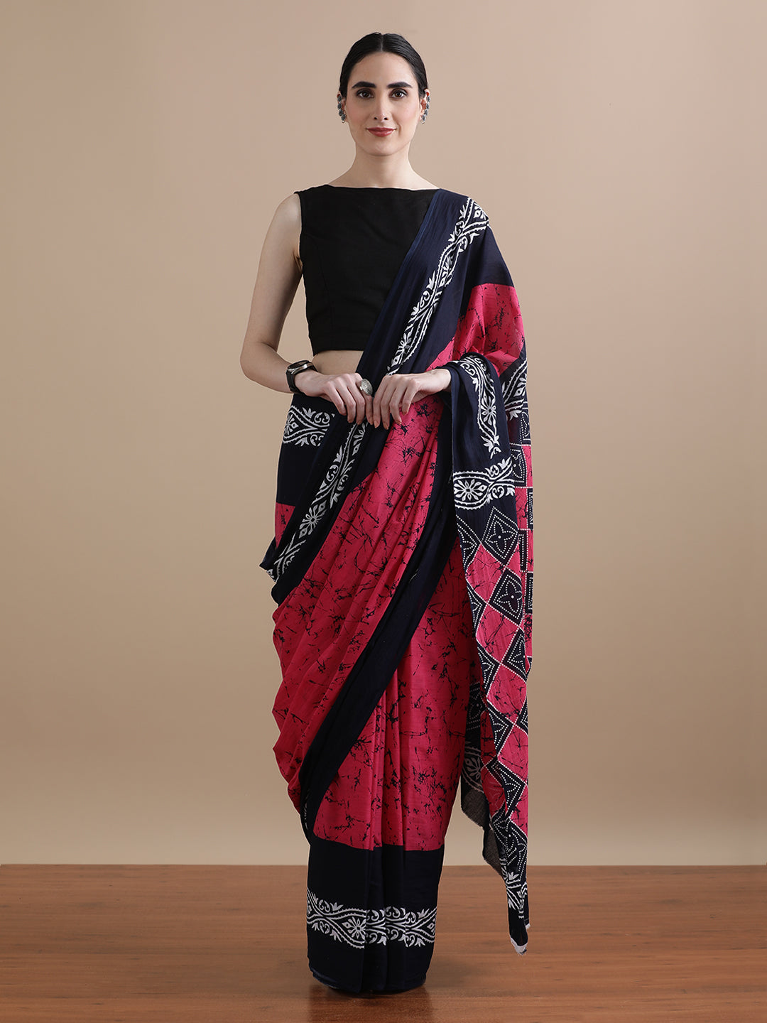 Mulmul Cotton Printed Saree