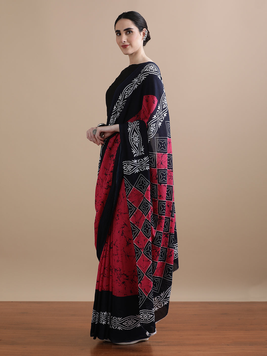 Mulmul Cotton Printed Saree