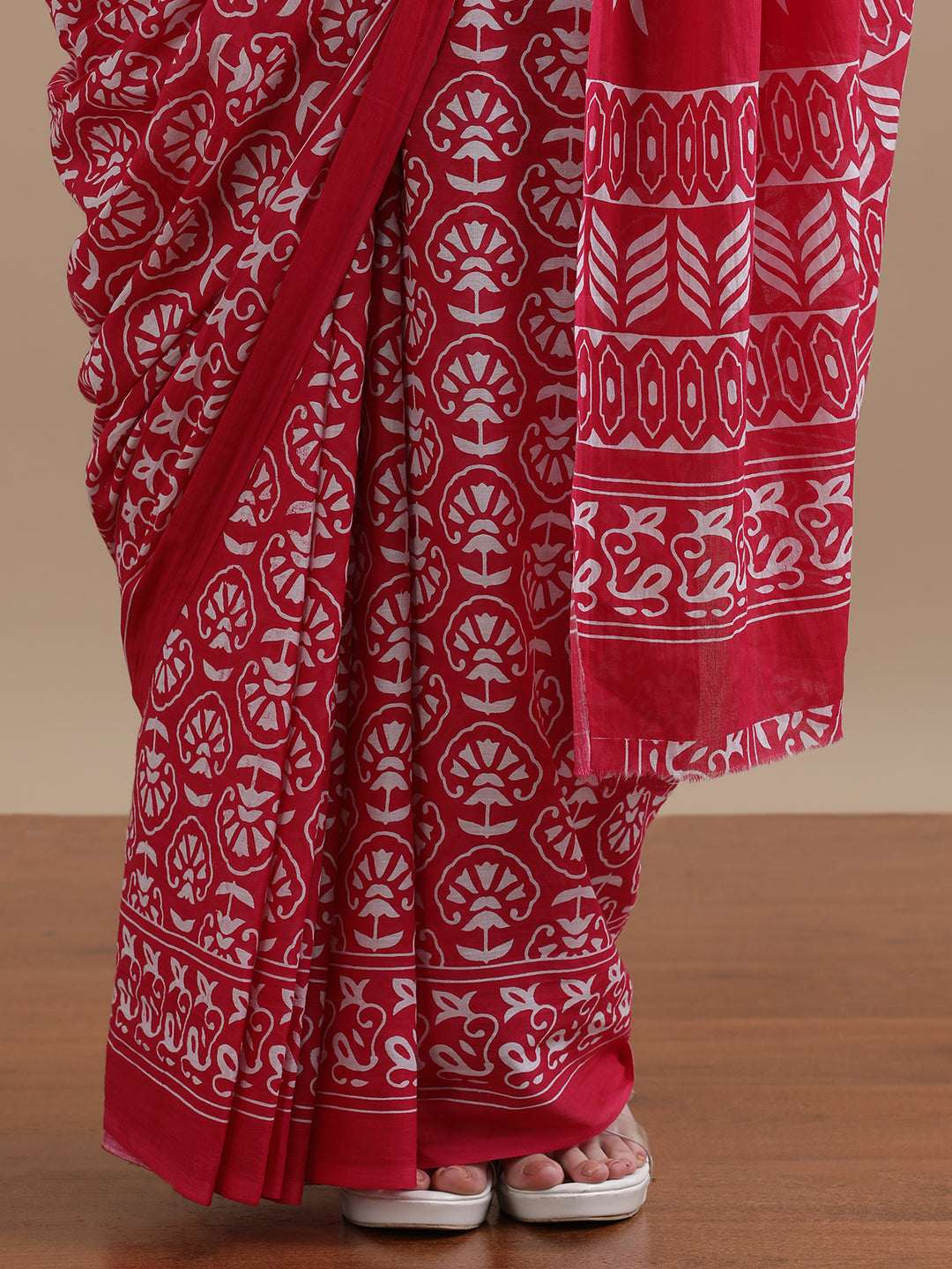 Mulmul Cotton Printed Saree