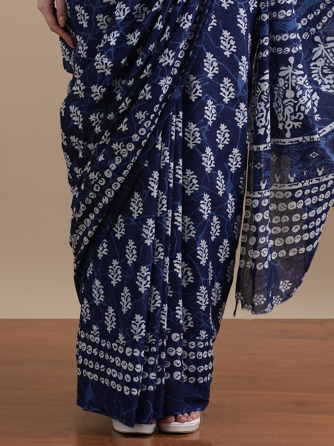 Mulmul Cotton Printed Saree