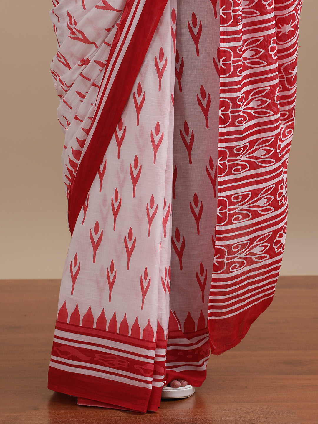 Mulmul Cotton Printed Saree