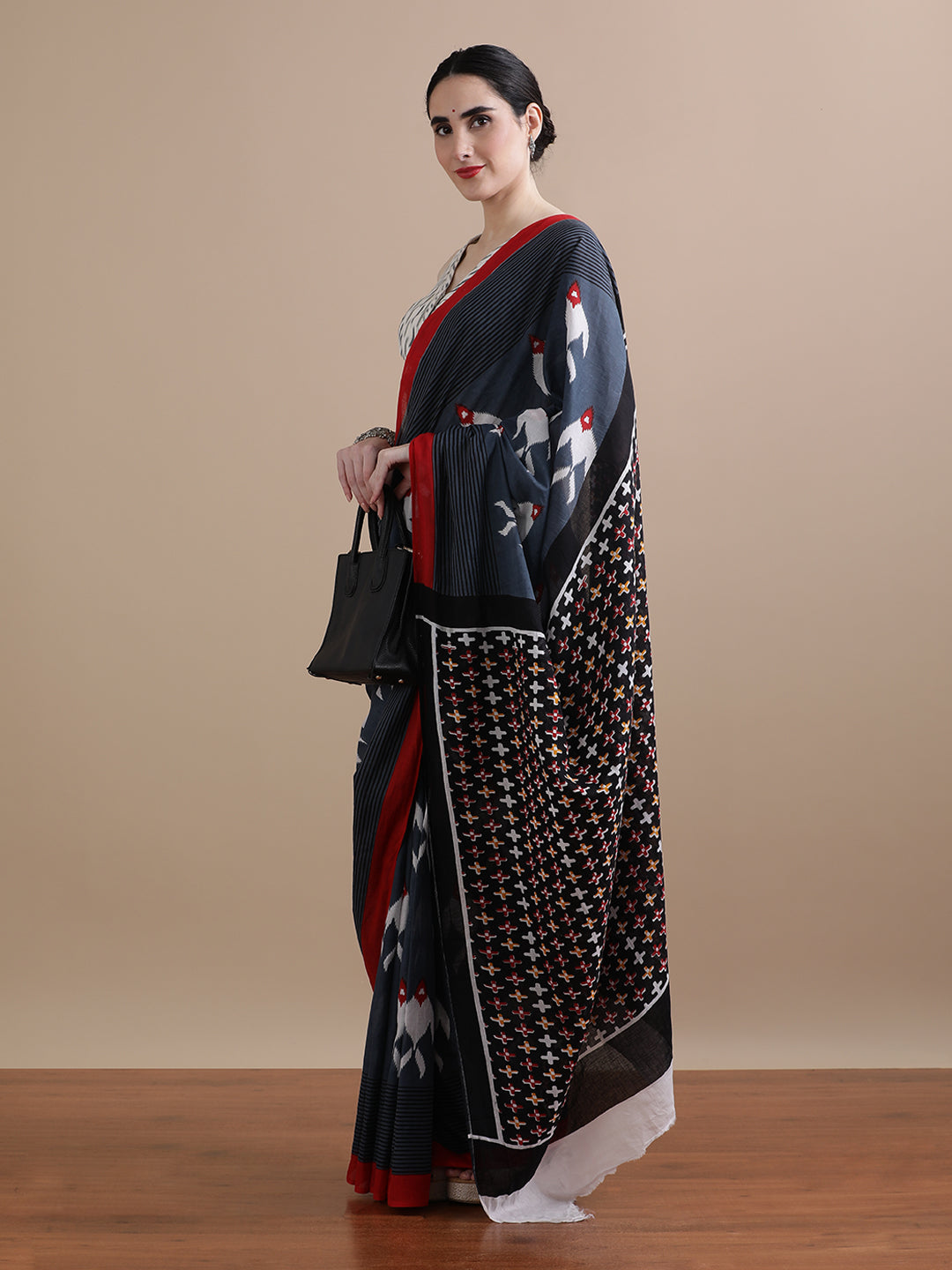 Mulmul Cotton Printed Saree