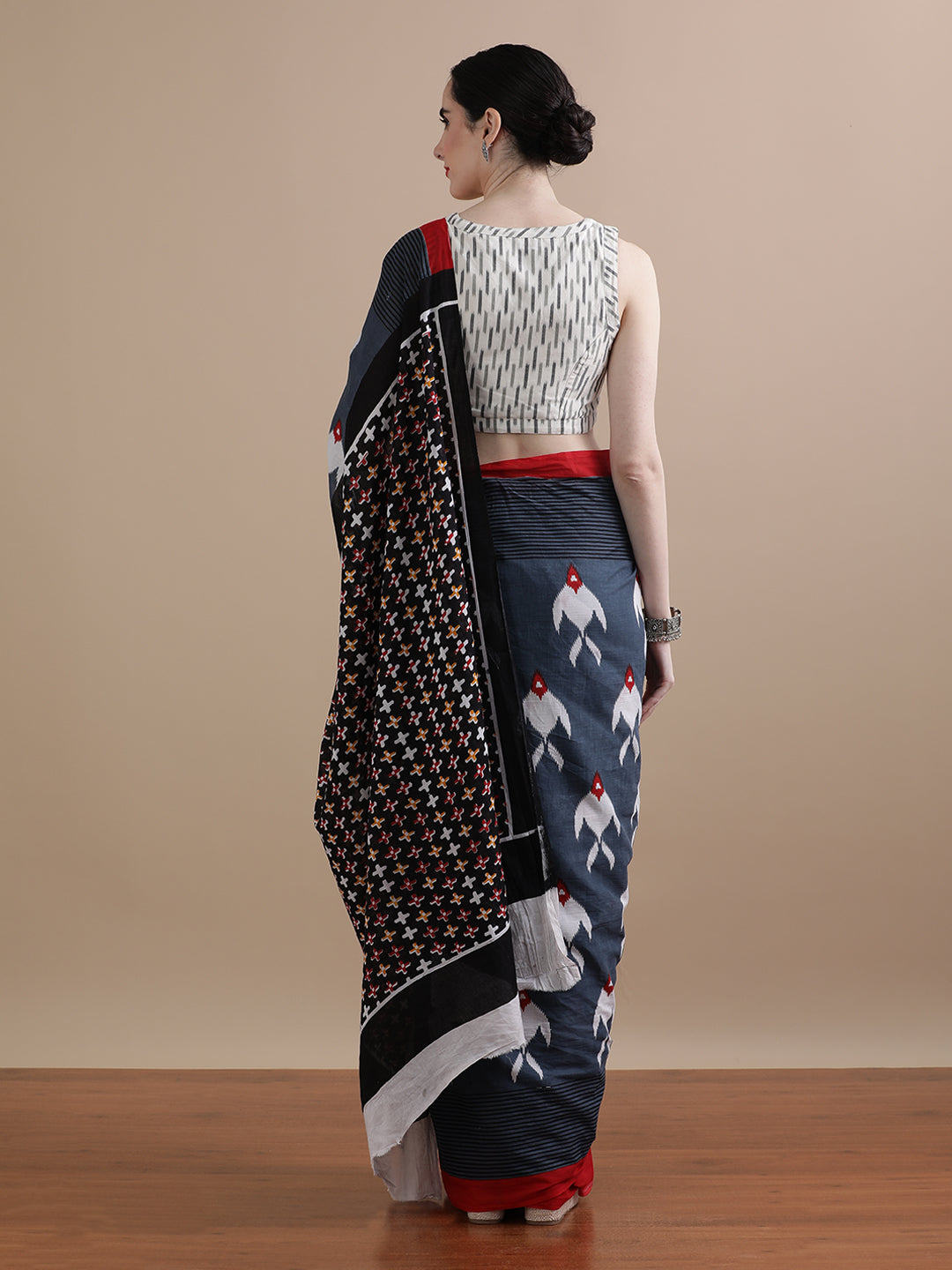 Mulmul Cotton Printed Saree