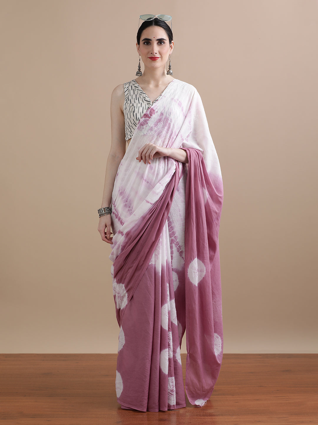 Mulmul Cotton Printed Saree