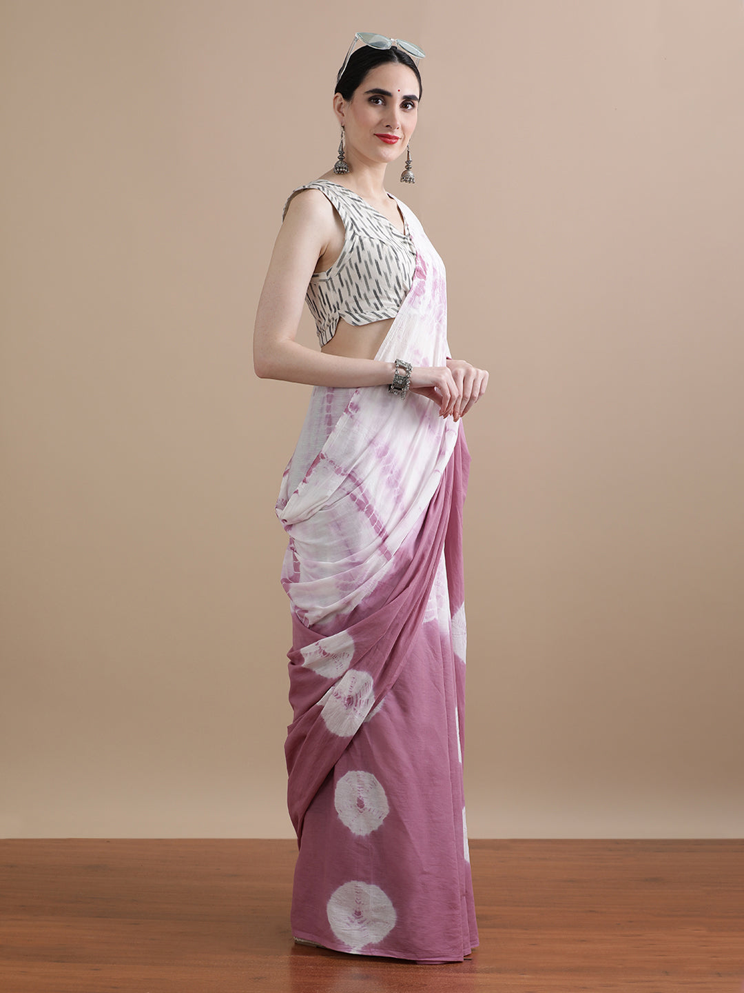 Mulmul Cotton Printed Saree