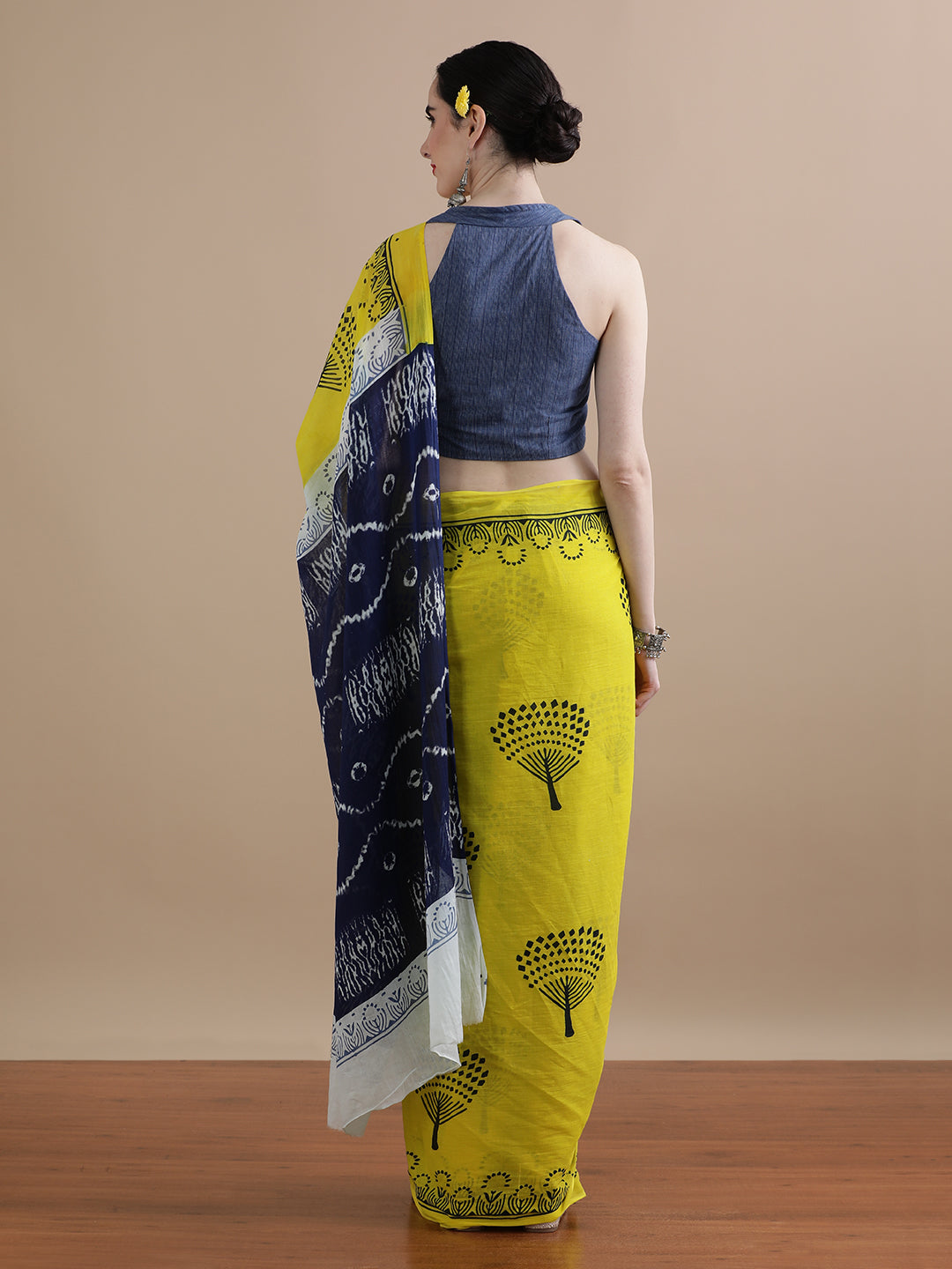 Mulmul Cotton Printed Saree